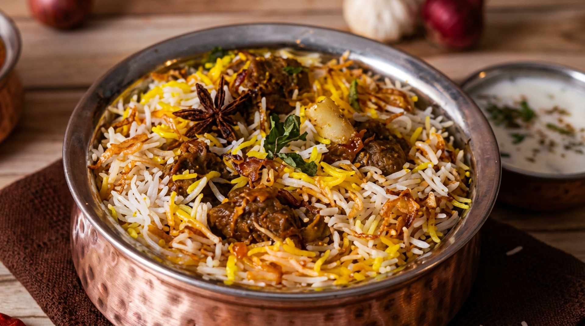 Biryani and curries