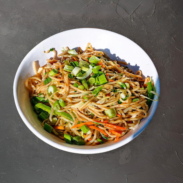 Veg. Schezwan Noodles.