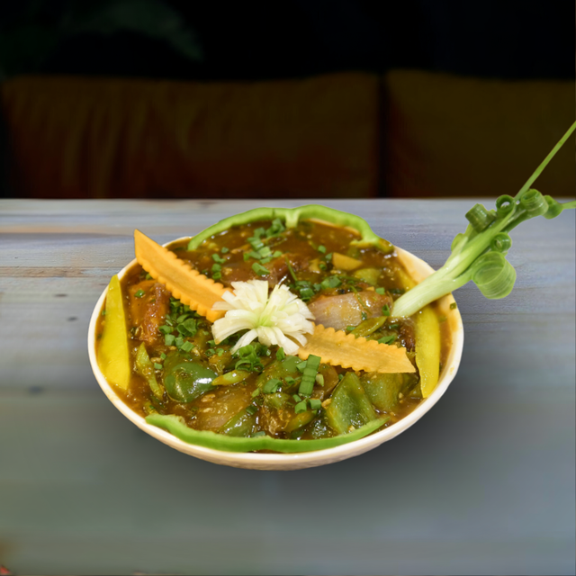 Paneer Chilli Gravy.