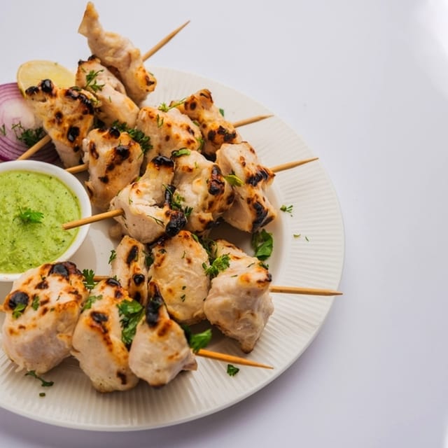 Chicken Malai Tikka.