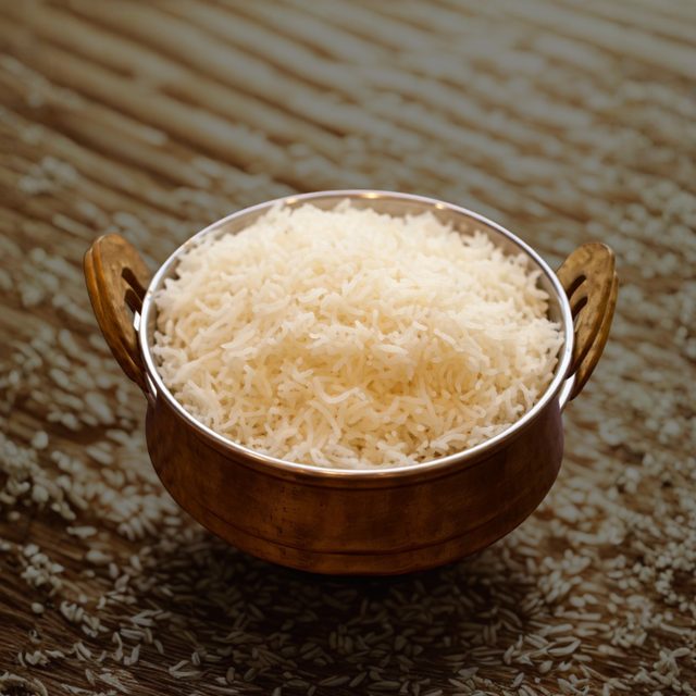 Steamed Rice.