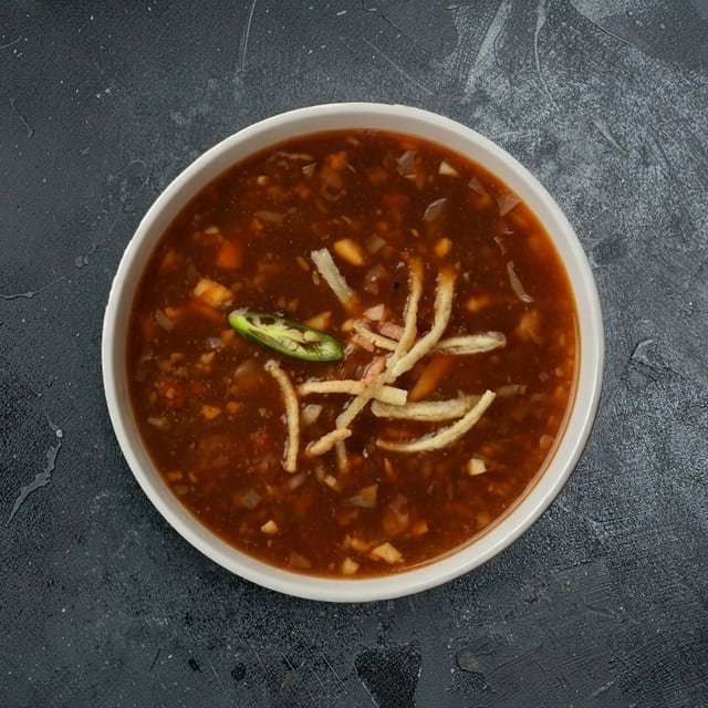 Chicken Manchow Soup.