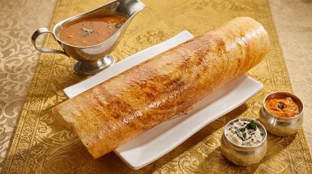 Traditional Masala Dosa.